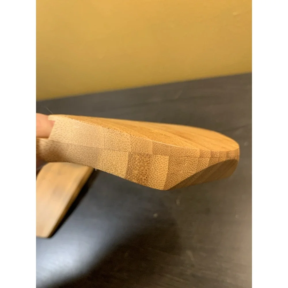 Salad‎ Tongs Serving Claws Pampered Chef Tossing Bamboo Wood